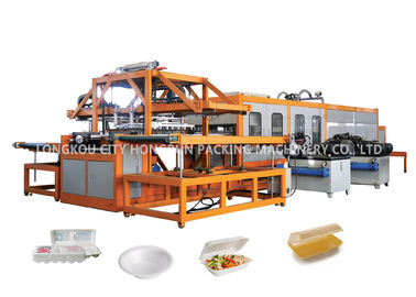 High Efficiency Fast Food Box Machine White Styrofoam Food Containers Making